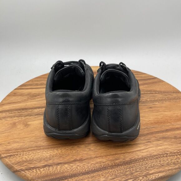 Keen Austin Shoes Mens Size 7 Black Leather Trail Hiking Walking Outdoor Sneaker main image 9